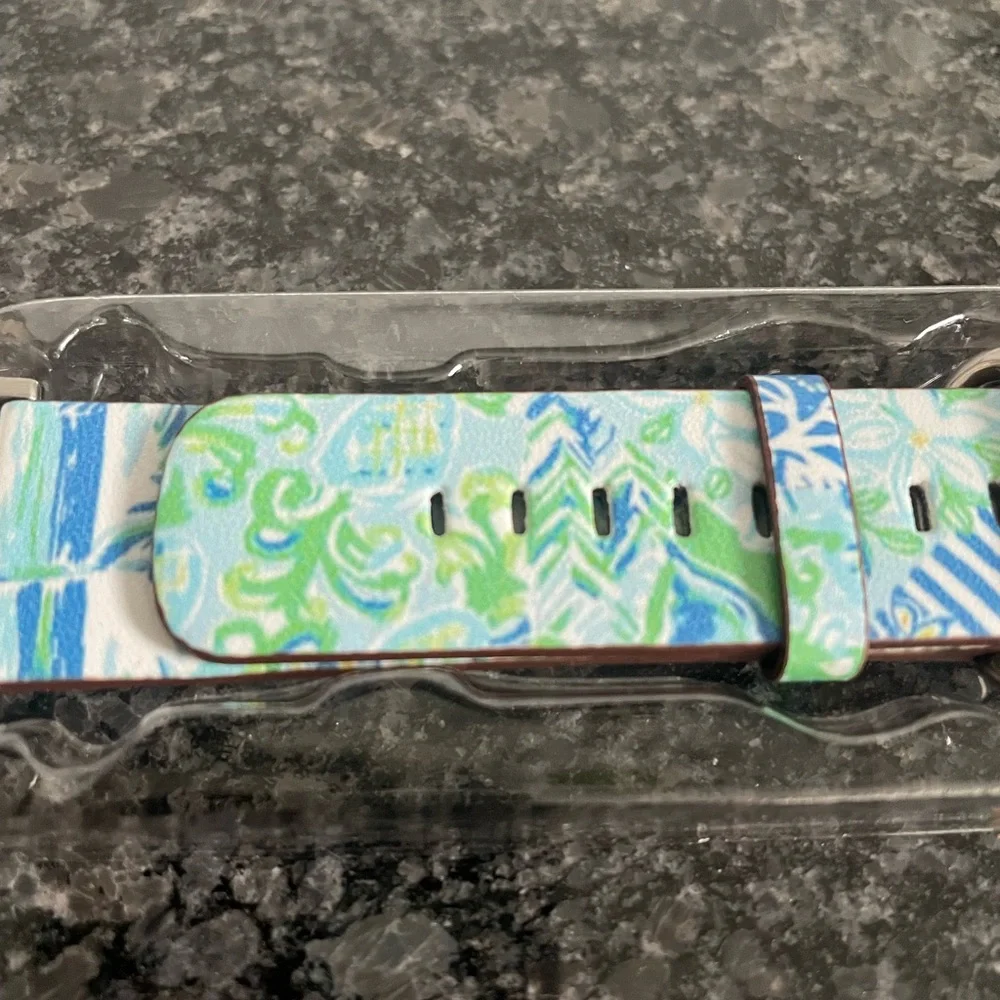 Smartwatch Wristband Strap 42mm Green blue White Tropical NEW Summer